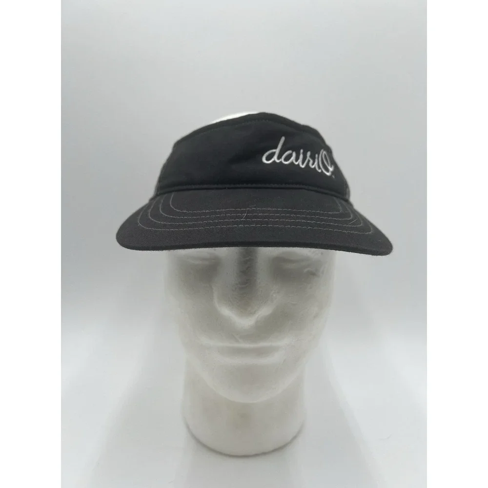 Dariy O Richardson 712 Black Adjustable Sun Visor Hat Golf Tennis OSFM